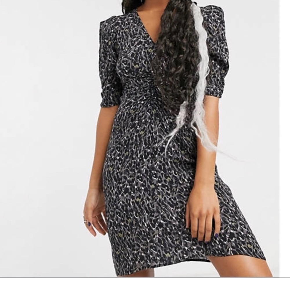 New All Saints Josephine leopard print dress